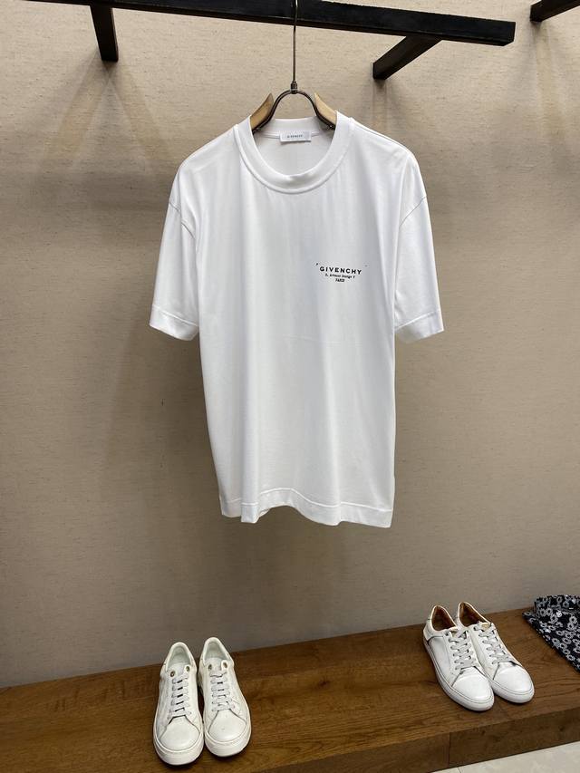 Givenchy, simple letter print short-sleeved T-shirt, same style for men and wome