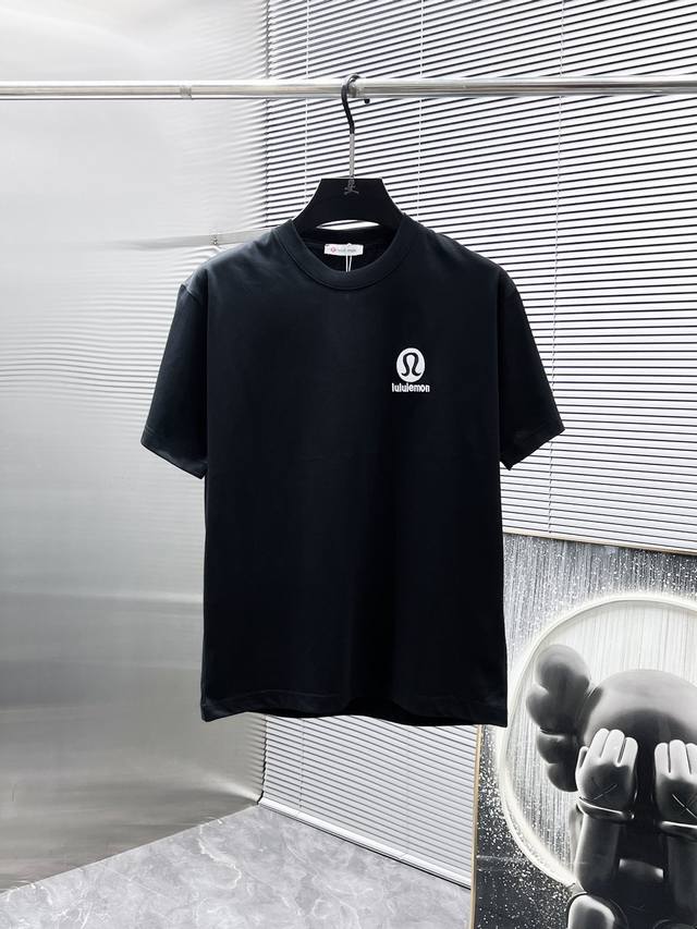 Dijialulu 2025Ss new half-sleeved T-shirt, short-sleeved round neck T-shirt, hi