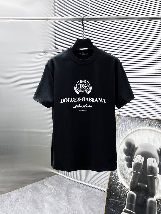 Dg Dolce & Gabbana 2025Ss new half-sleeved T-shirt, short-sleeved loose round ne