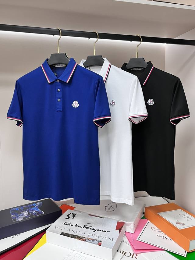 Moncler exclusive autumn new Moncler fashion casual lapel short sleeves, high-d