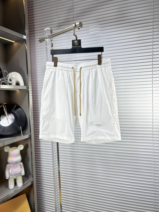 Bbr*BURBERRY Ss25 men's casual shorts are a versatile item with elastic waist dr