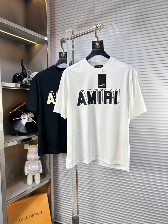Amir* Ss25 Early Spring New Short-sleeved T-shirt, Ice Tide Cotton Series The so