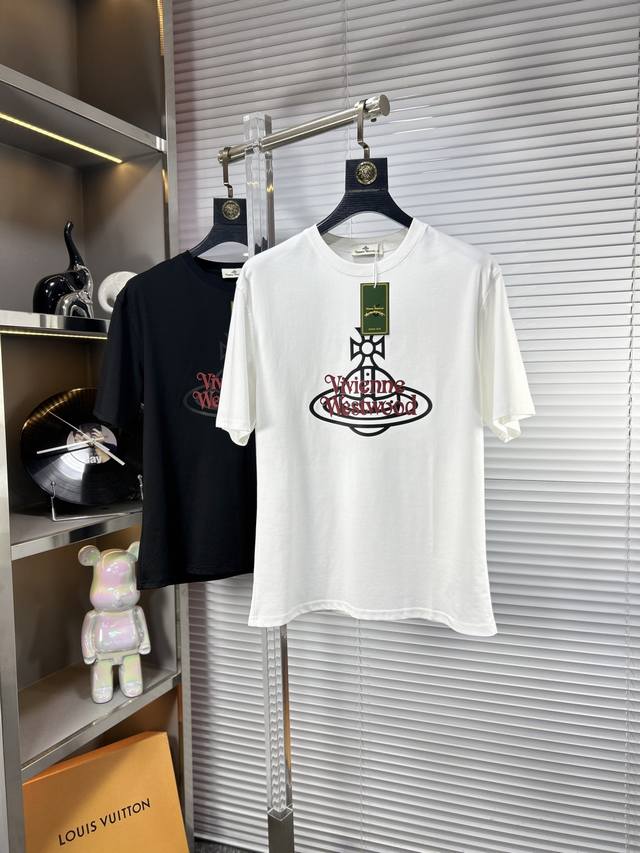 Vivi*The Empress Dowager Ss25 Spring and Summer new style chest printed pattern