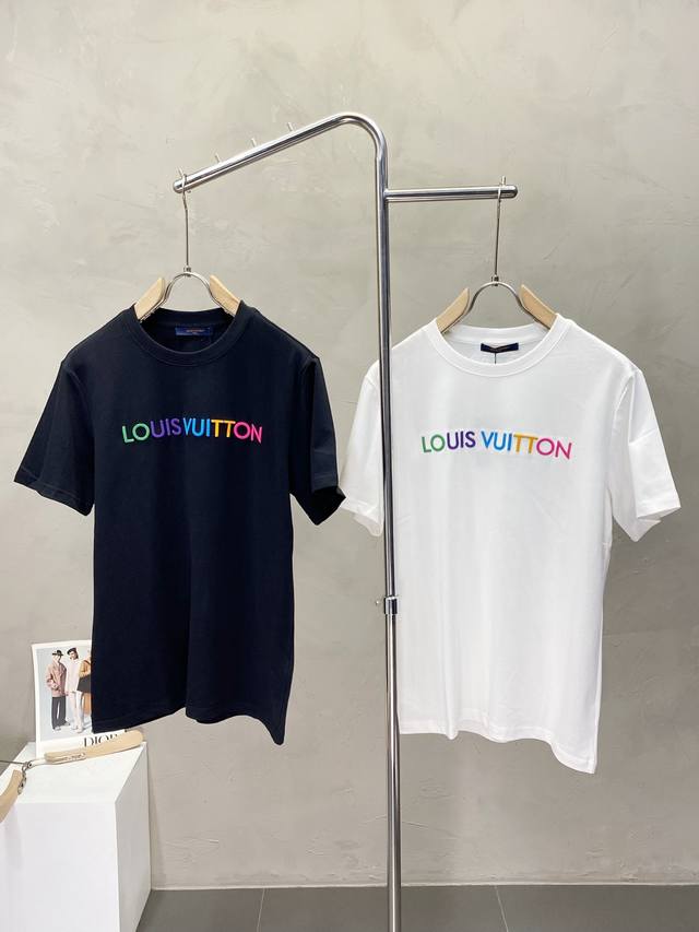 Louis Vuitton Louis Vuitton exclusive new original men's casual short-sleeved hi