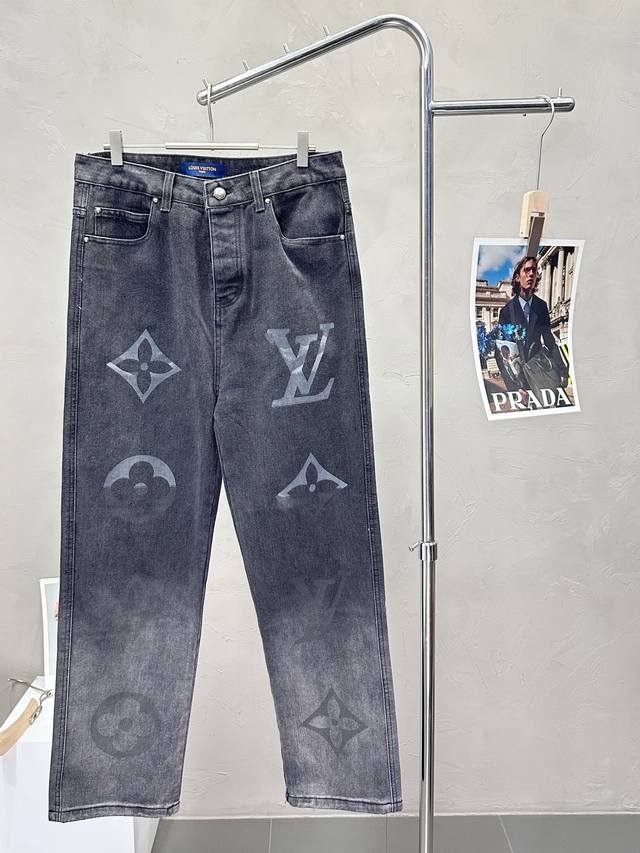 Louis Vuitton exclusive new high-end jeans! Custom-made fabrics are breathable a