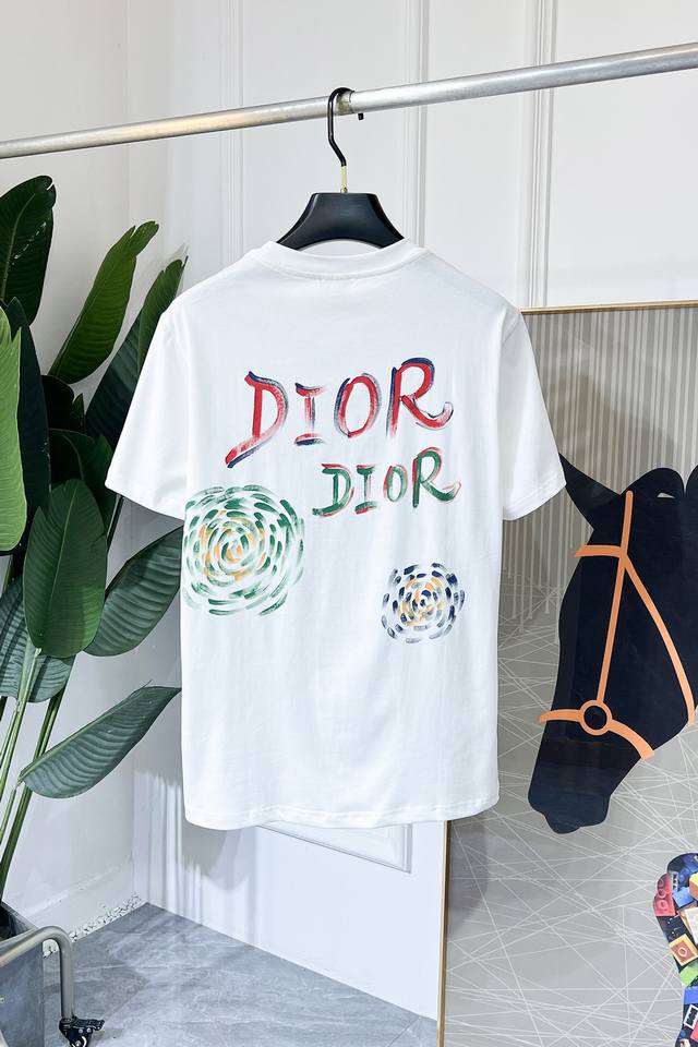 Dior - 2025Ss Year of the Snake Spring and Summer boutique short-sleeved T-shir