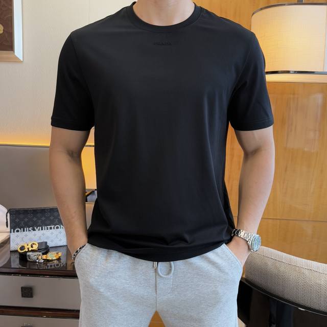 Prada 2025Ss Spring and Summer New Year's Short-sleeved T-shirt Official websit