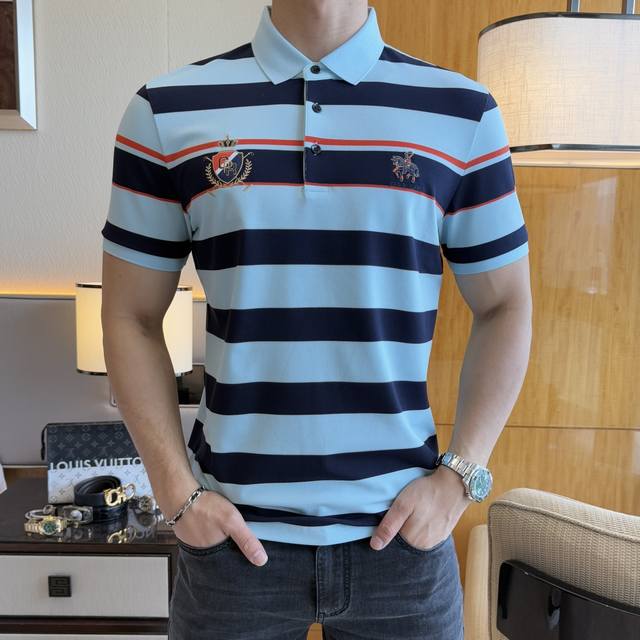 Paul 2025Ss New Polo Neck Short Sleeve Series for the Year of the Snake Spring a