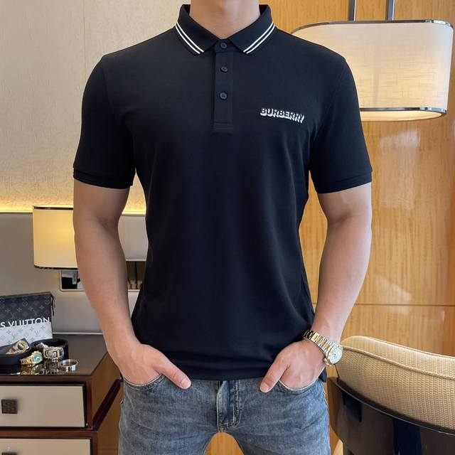 B Baoli 2025Ss spring and summer new Polo collar short-sleeved series. Selected