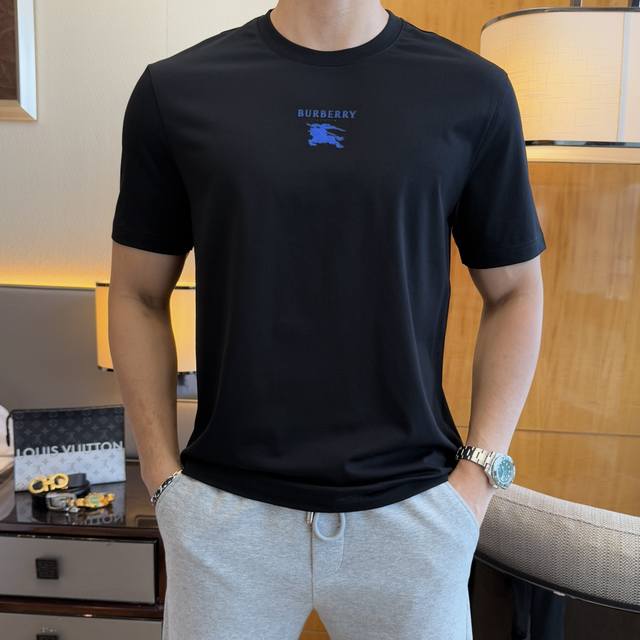 BURBERRY 2025Ss Spring and Summer Short-sleeved T-shirt for the Year of the Snak