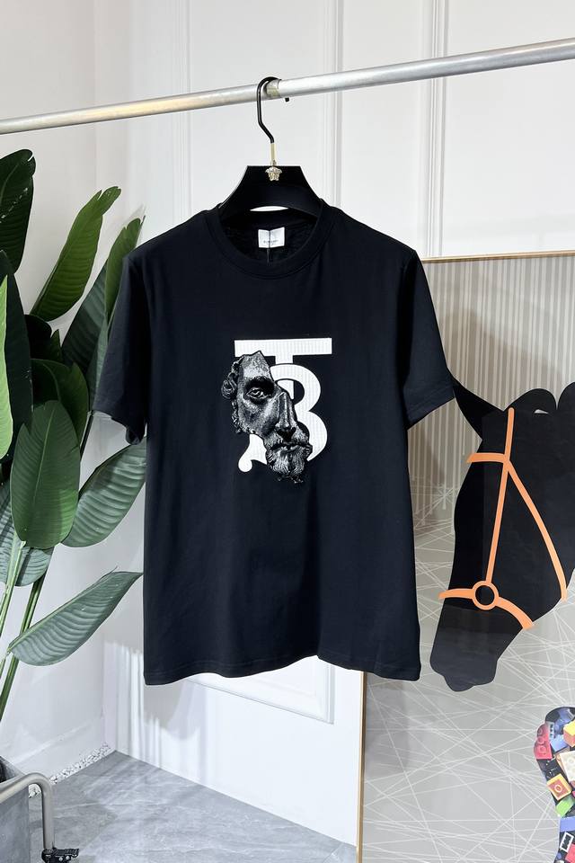 BURBERRY - 2025Ss Year of the Snake Spring and Summer boutique short-sleeved T-s