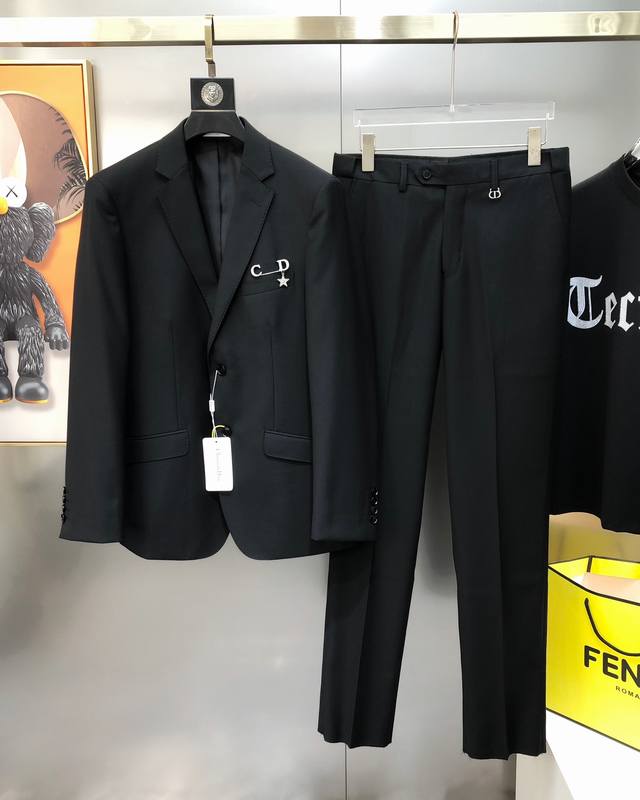 Complete set of tops and trousers D*Or Dior 2025 early spring new original men'