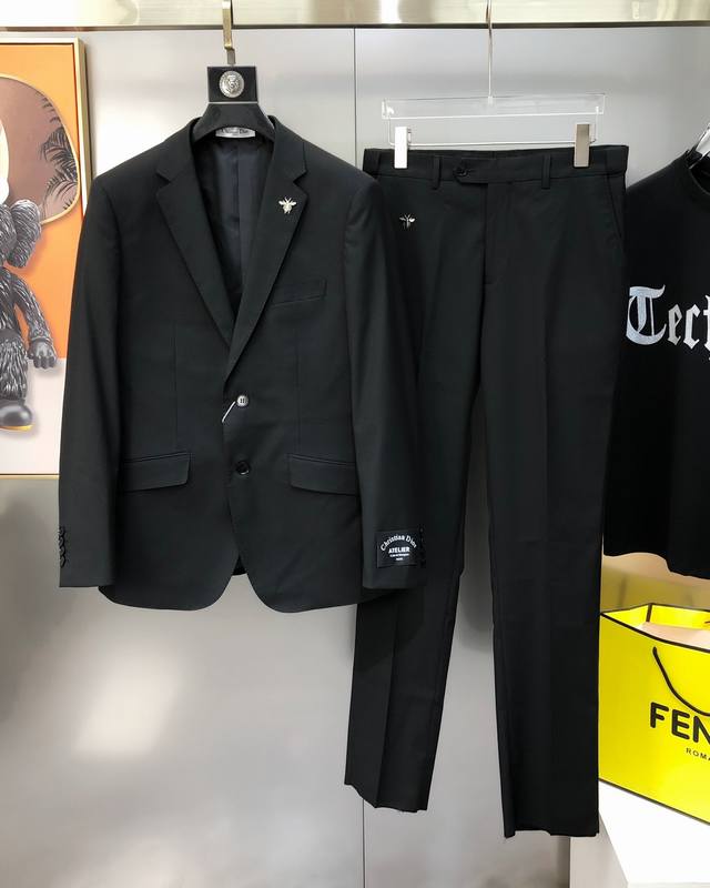 Complete set of tops and trousers D*Or Dior early spring new original men's bus