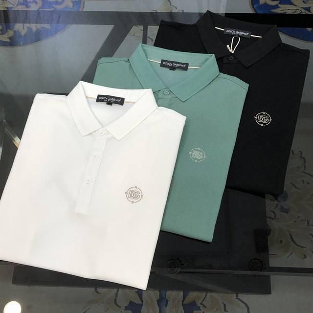 Dg Dolce & Gabbana 2025 Spring and Summer new original men's lapel Polo shirt sh