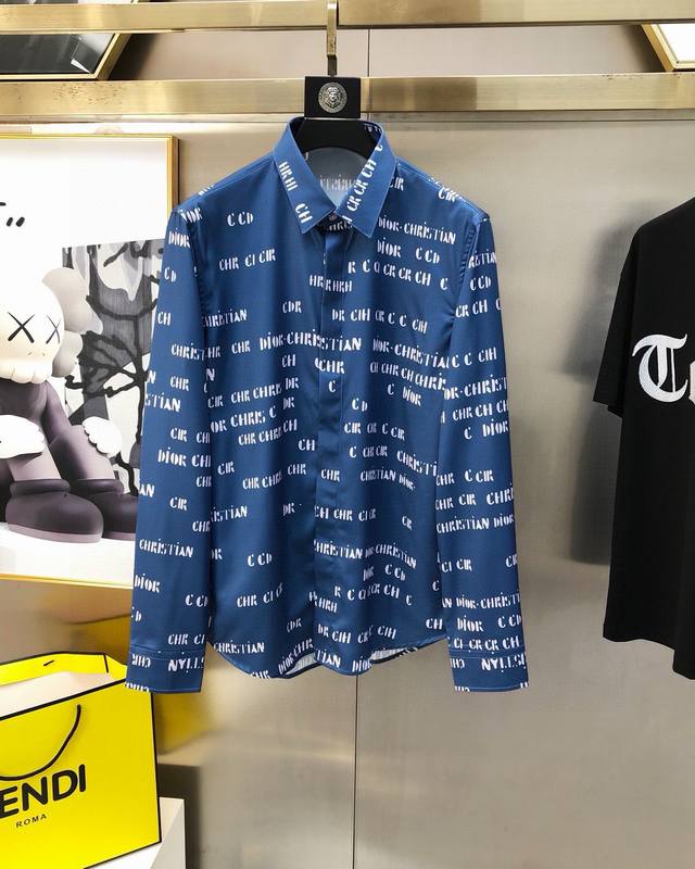 D*Or Dior new men's original casual long-sleeved shirt is sold on the official w