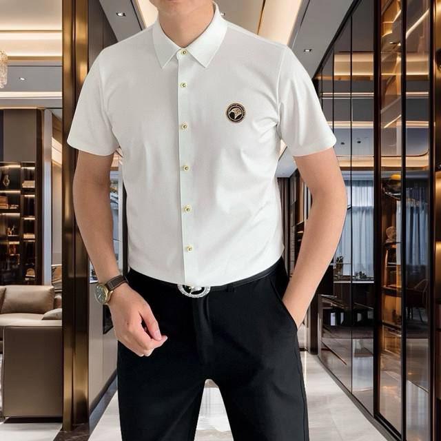 Stephen 2025 Spring and Summer new men's original casual short-sleeved shirts ar