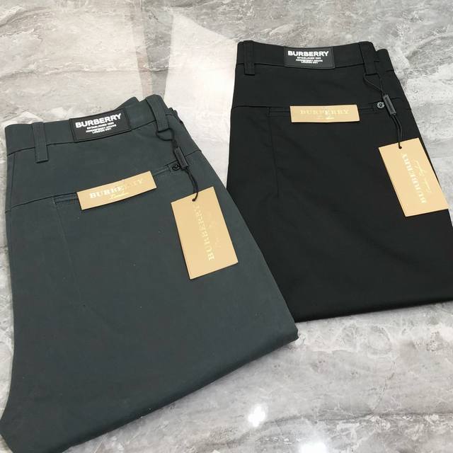 Burbe** Burberry 2025 Spring and Summer new original men's business casual pants