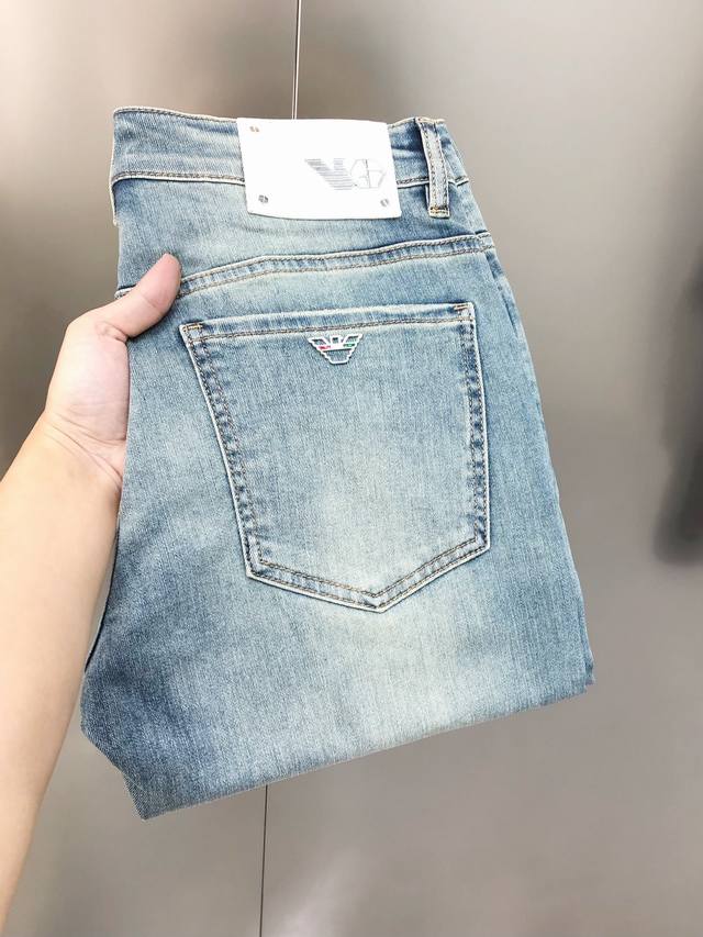 A*Mani Armani 2025 spring and summer new men's slim-fit jeans, official website