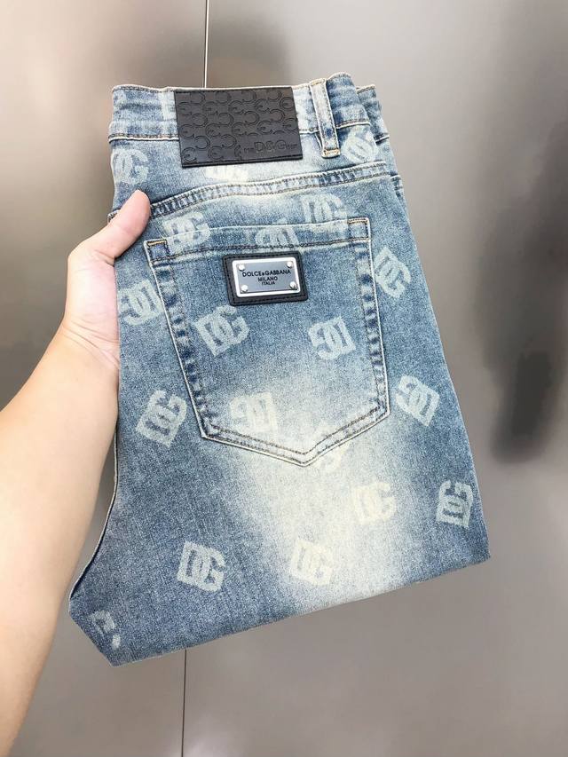 Dg Dolce & Gabbana 2025 spring and summer new men's slim-fit jeans, official web