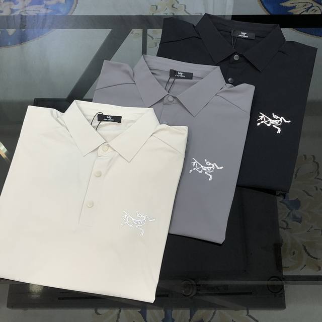 Arc'teryx 2025 Spring and Summer new original men's lapel Polo shirt short-slee