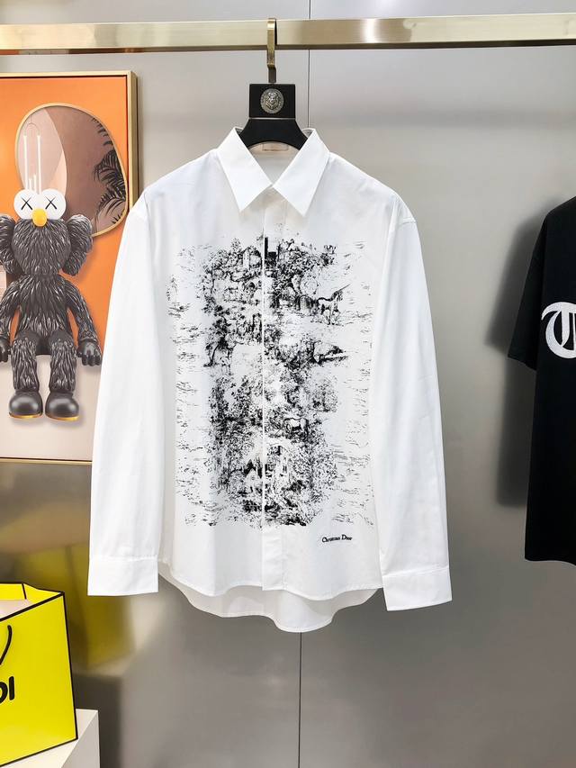 D*Or Dior 2025 early spring new men's original casual long-sleeved shirt officia