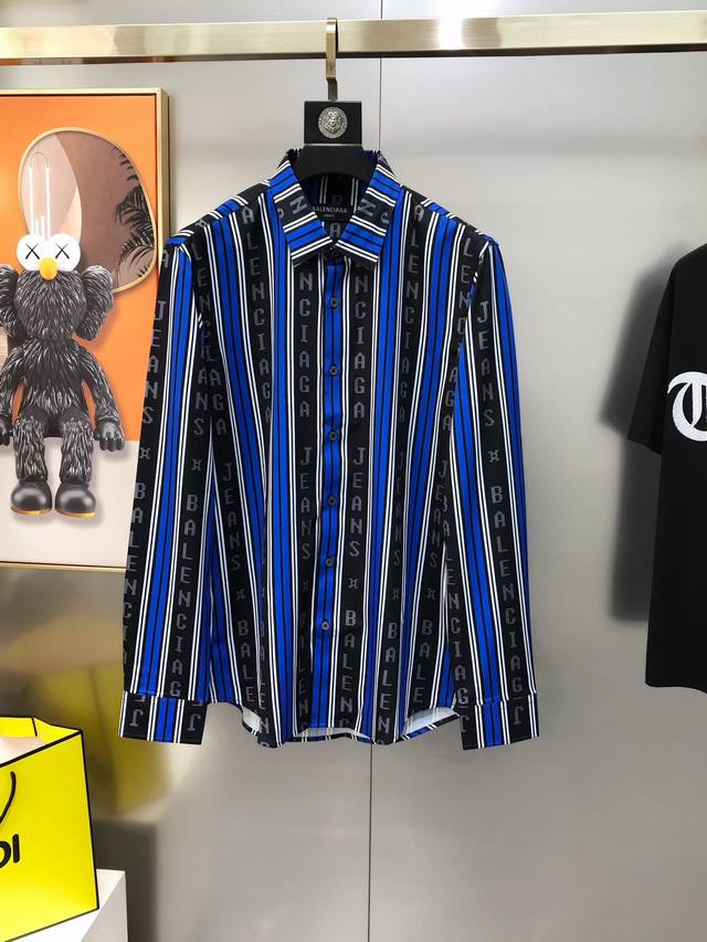 Bal*Nciaga Paris Balenciaga 2025 early spring new men's original casual long-sle