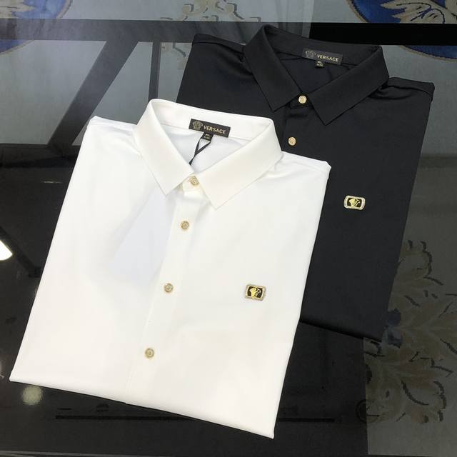 V*Rsace New Men's Casual Long Sleeve Shirt from Versace Official Website Simulta