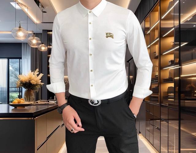 Burbe** Burberry 2025 Spring and Summer new men's original casual long-sleeved s