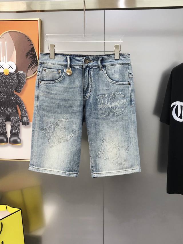 Dg Dolce & Gabbana 2025 Spring and Summer new men's denim shorts official websit