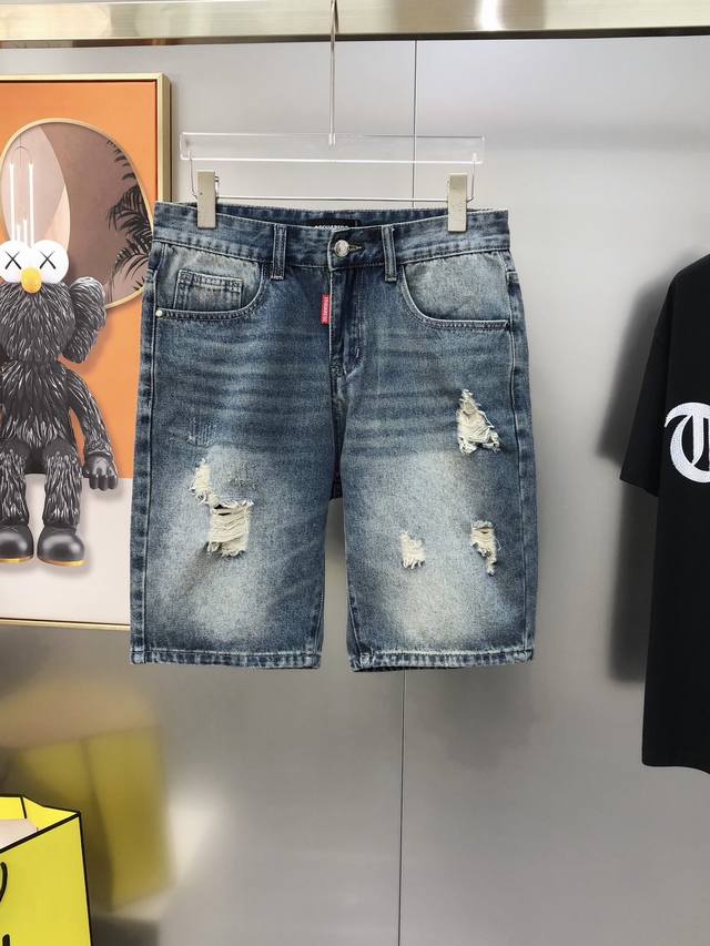 D2 Second Party 2025 Spring and Summer New Men's Denim Shorts Official Website S