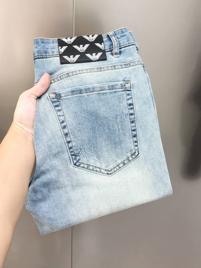 A*Mani Armani 2025 spring and summer new men's slim-fit jeans, official website