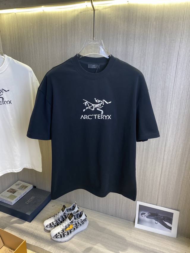 Arcteryx Arc'teryx 2025 Spring and Summer new high-weight heavy round neck short