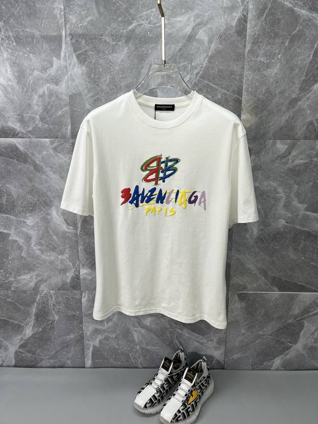 Balenciaga Paris Balenciaga 2025Ss latest short-sleeved T-shirts for spring and