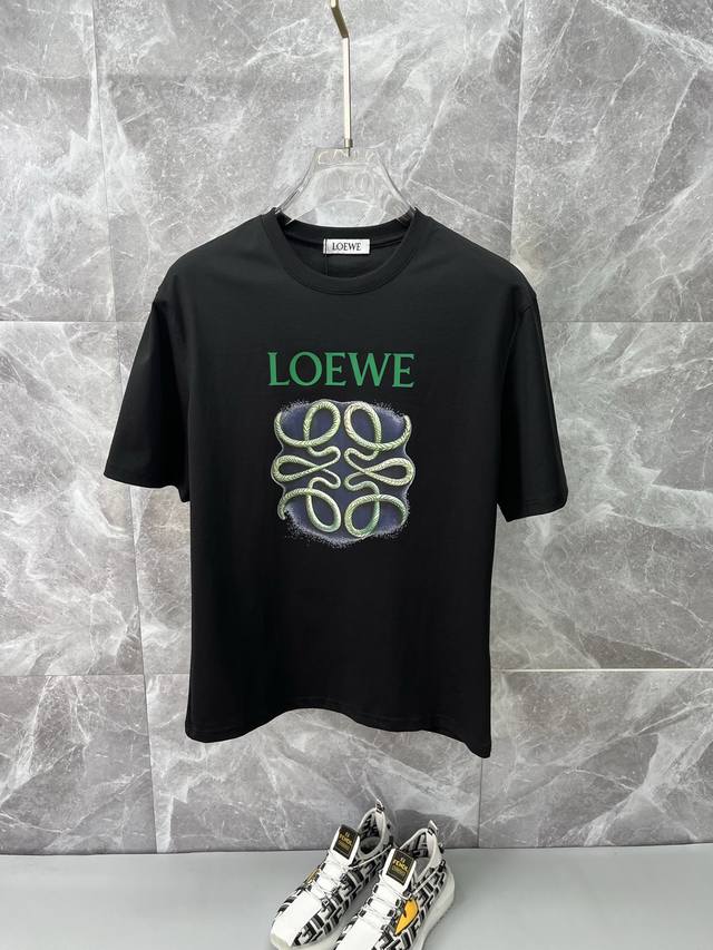 Loewe 2025Ss latest short-sleeved T-shirt for spring and summer is out! ! 2025 n