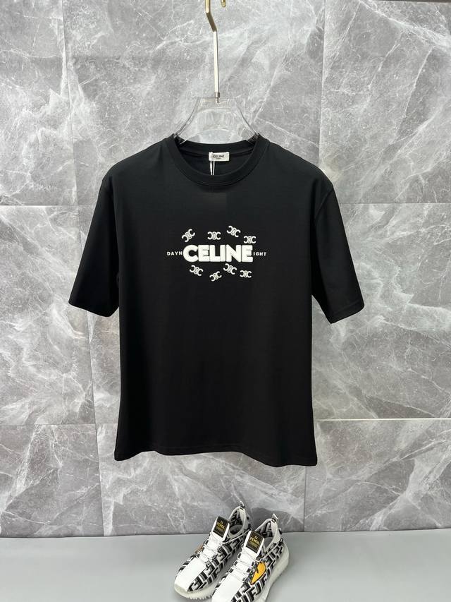 Celine 2025Ss latest short-sleeved T-shirt for spring and summer is out! ! 2025