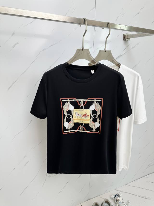 Hermes Hermes 25Ss new spring and summer short-sleeved top version for customiza