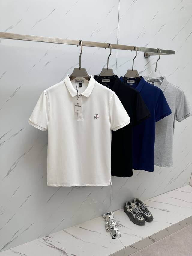 Moncler latest and top version of Polo shirt short sleeves, top quality. Jade si