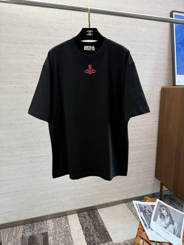 Loose fit Vivi 2025 Spring and Summer new short sleeves have brighter and bright