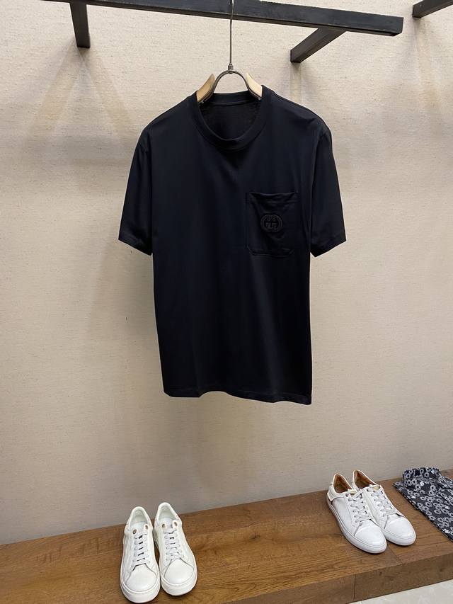 Gucci , new short-sleeved Yyds, daily wear with closed eyes Customized cotton el