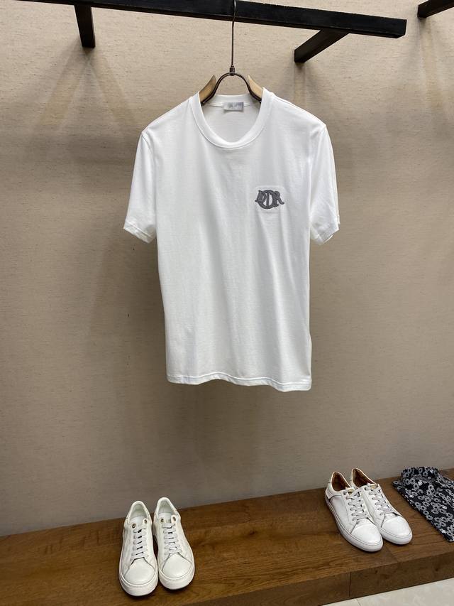 Dior, new short-sleeved Yyds, daily wear with closed eyes Customized cotton elas