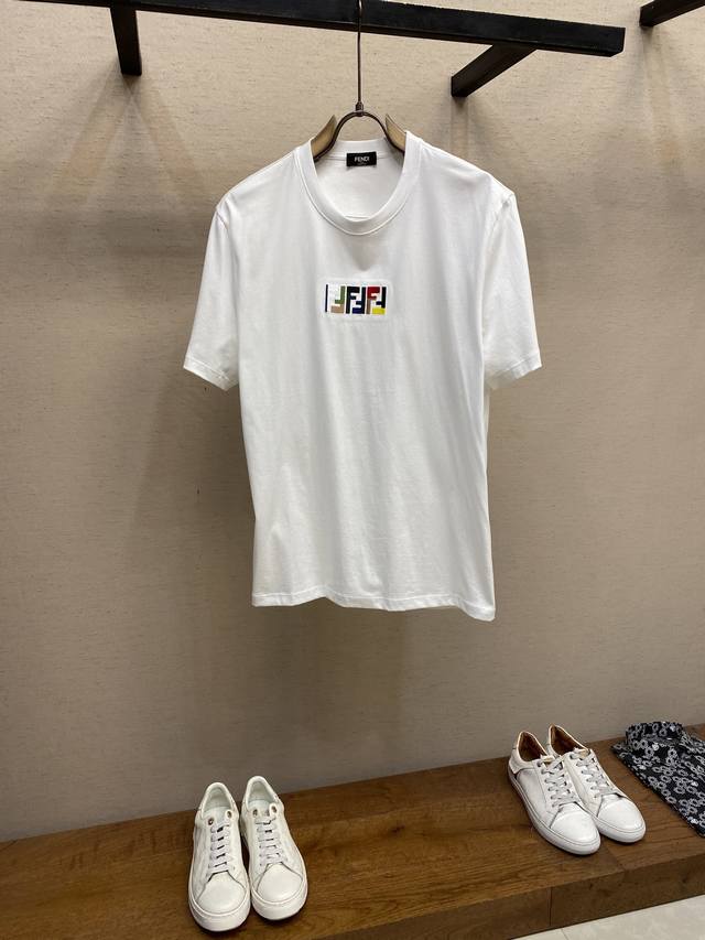 Fendi, new short-sleeved Yyds, daily outing with closed eyes Customized cotton s