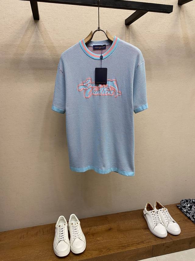 Lv, shark wool short sleeves DDD. The color is fixed and dyed according to the o