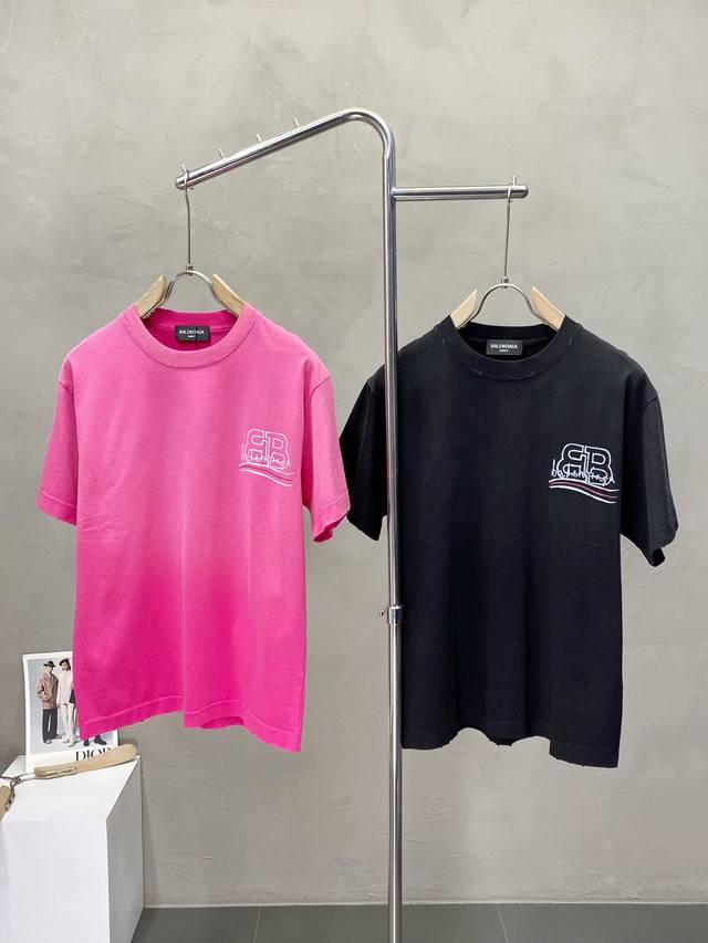 Balenciga Exclusively for Balenciga, new original men's casual short-sleeved shi
