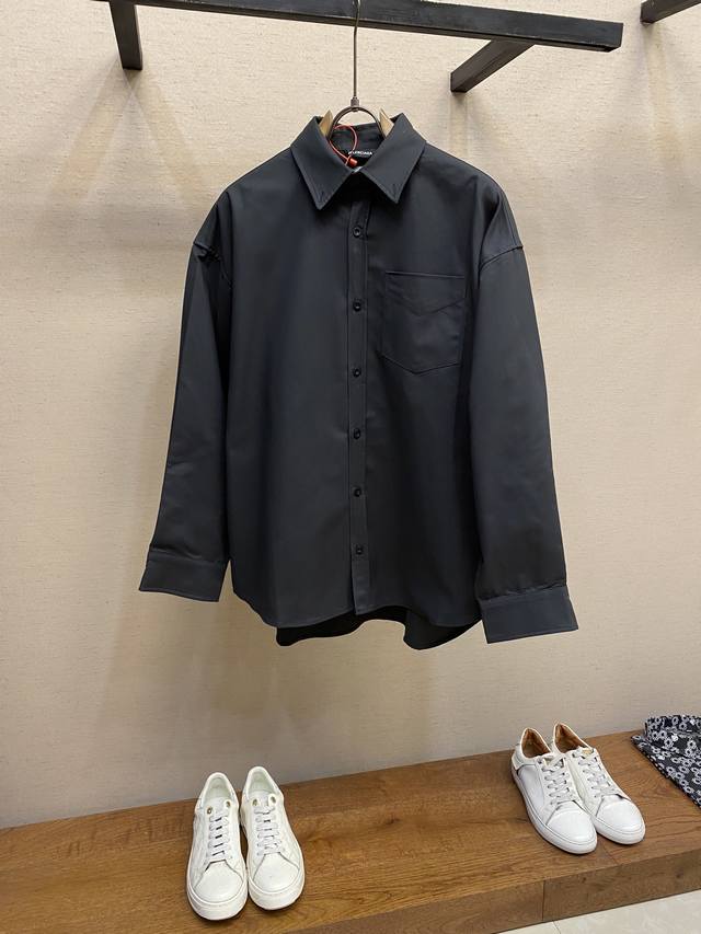 Balenciaga printed shirt jacketCustomized luxurious double-sided thick woven lon