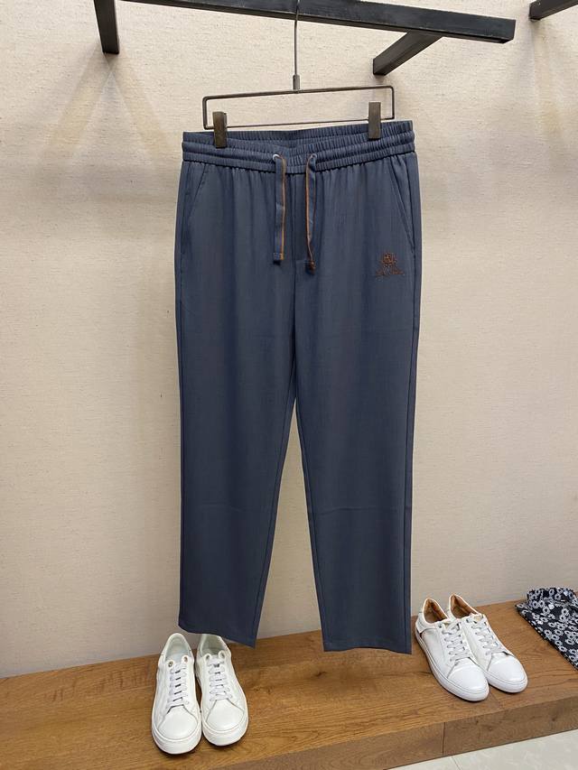 Lp Two-color new style ~ Polyester blended refined cord casual pants Want to fin