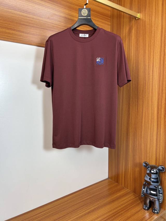 Loewe 2025 Spring and Summer new products, complete three labels, round neck sho