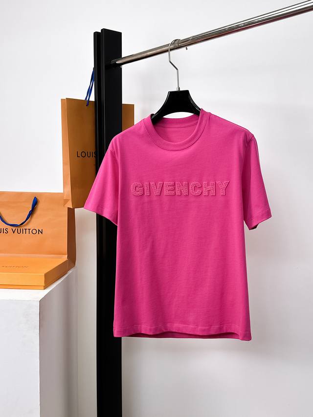 Givenchy has three complete labels. 2025 summer new short-sleeved T-shirts, ava