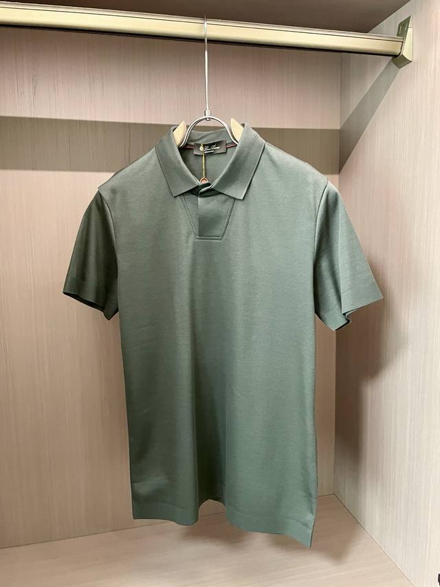 Lp 2610Ss The latest summer official website lapel Polo shirt, with brand logo,