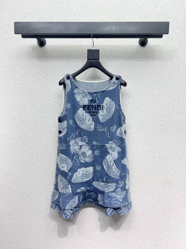 Fd Printed vest denim dress is fashionable, low-key, elegant and luxurious! The
