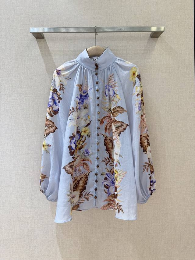 Zimmerman*N New Product Recommendation... Blue colorful floral pattern, small hi